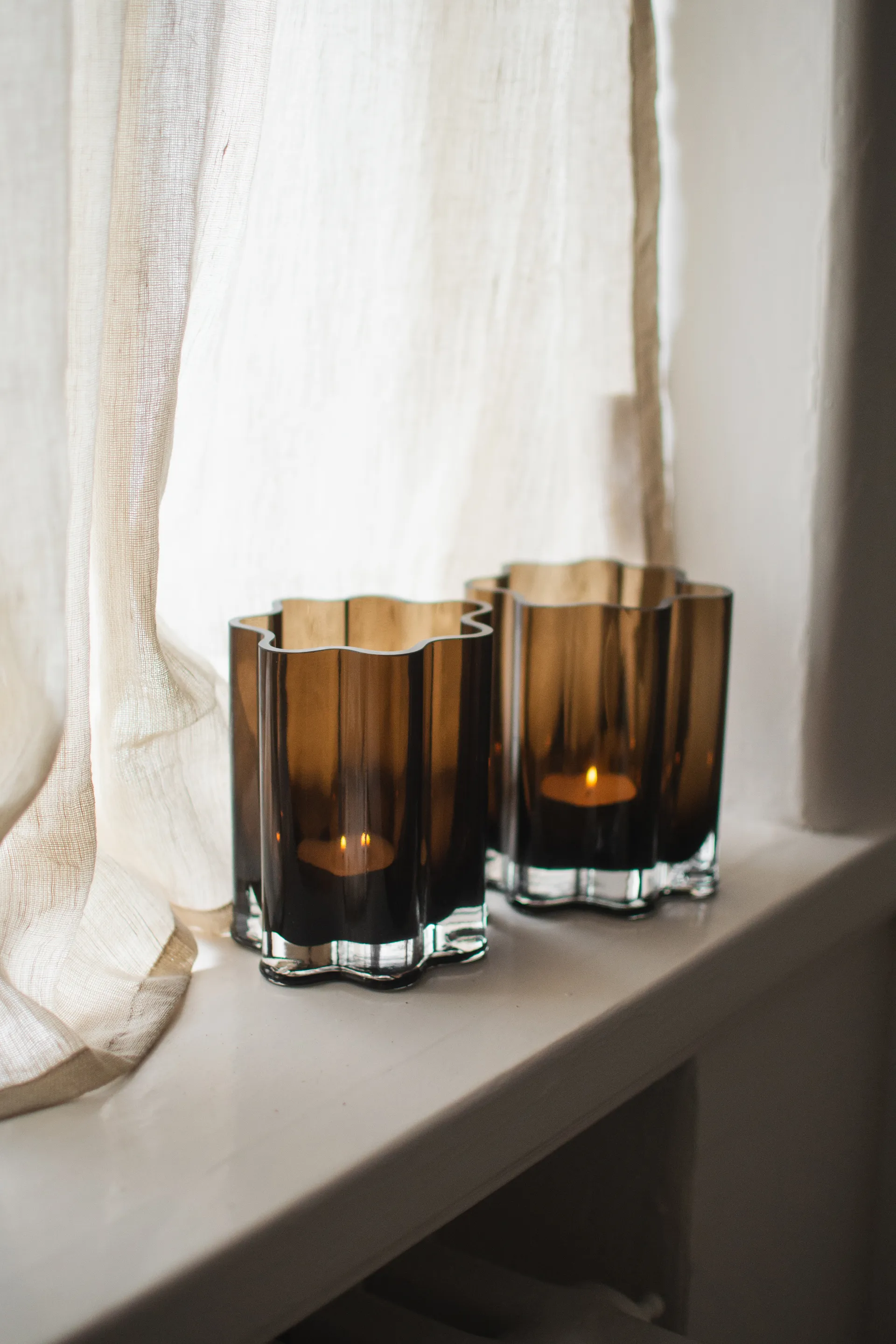 Filter Windlicht, Brown, Ø11,5 x 13 cm DBKD