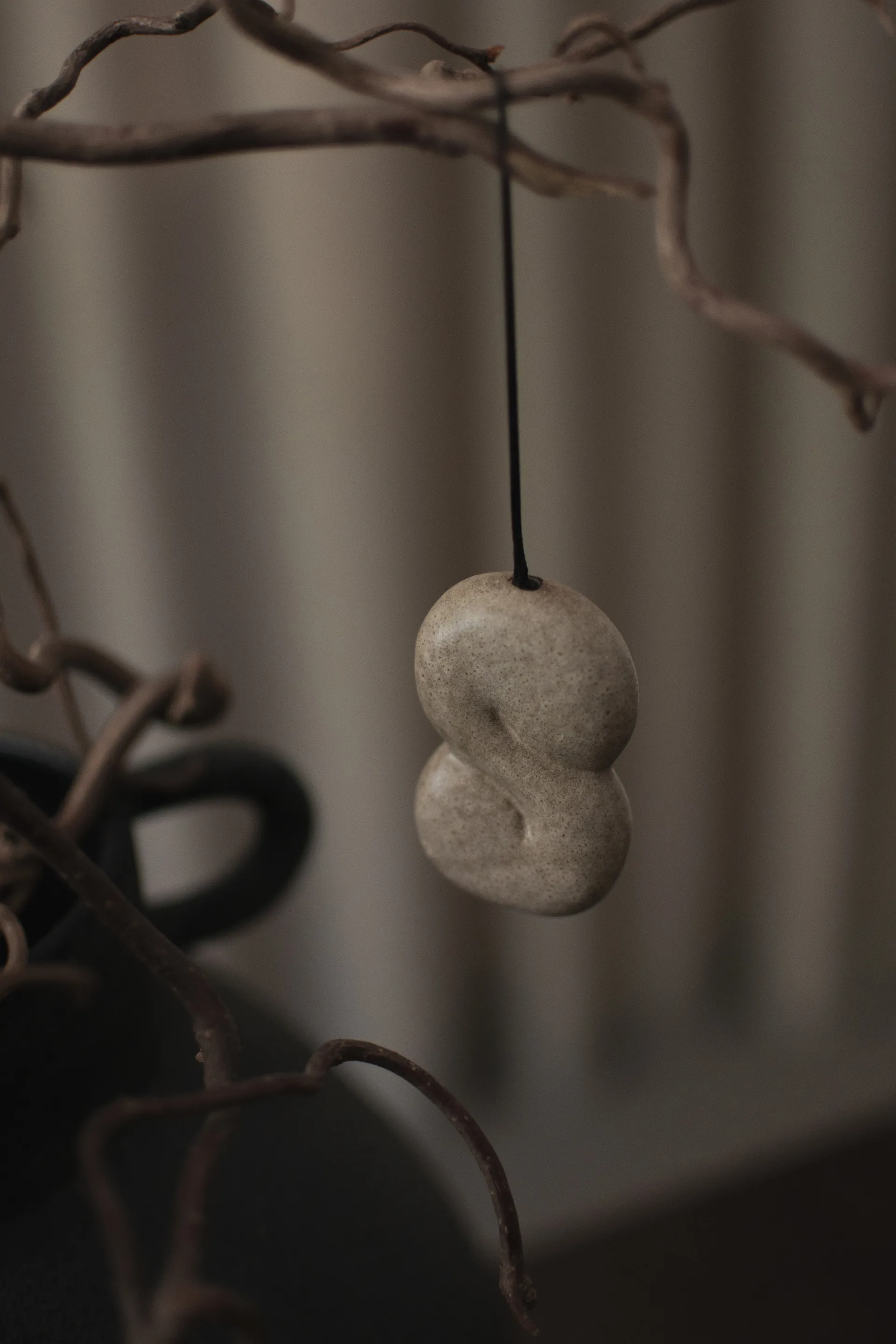 Hanging bun Dekorationsanhänger, Beige DBKD