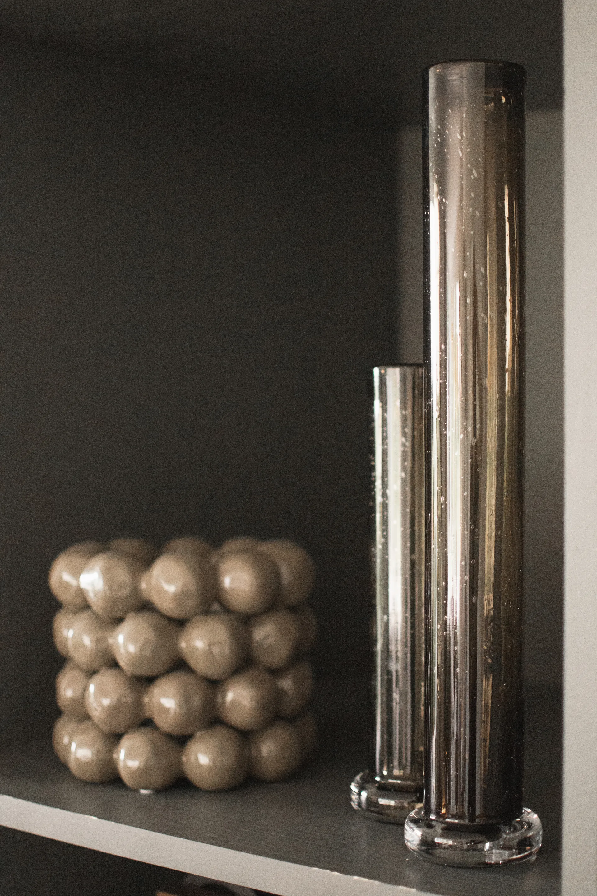 Hohe Vase, Brown, 40 cm DBKD