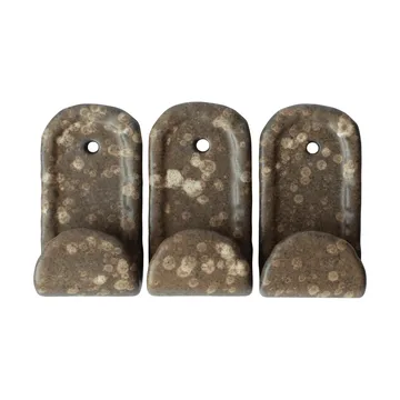Hook Haken 3er-Pack - Brown dot - DBKD