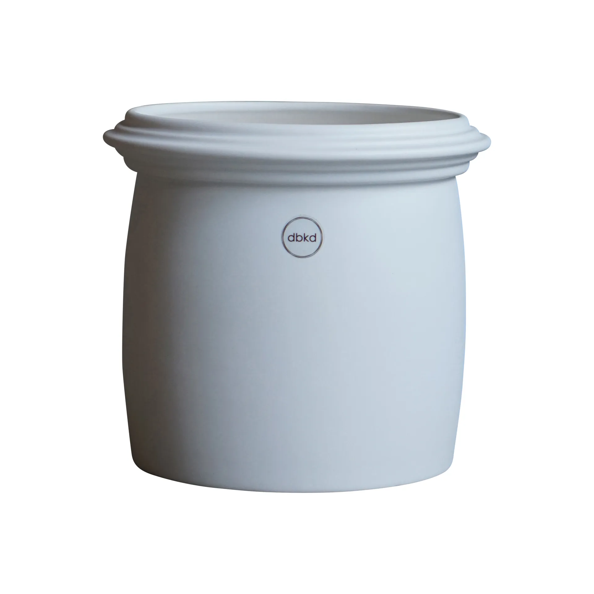 Kruset Blumentopf matt weiß, Small Ø18 cm DBKD