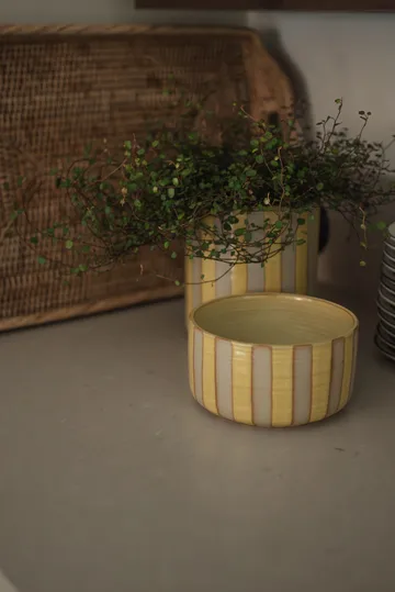 Line Dekorationsschale Ø16 cm - Yellow - DBKD