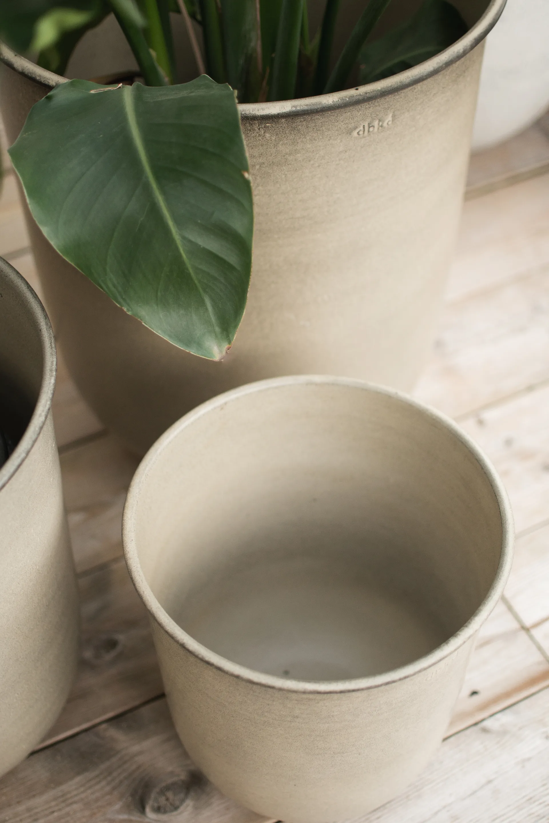 Out Blumentopf 3 Teile, Beige DBKD