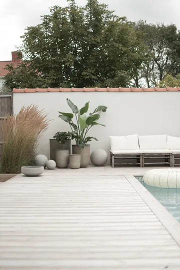 Out Blumentopf 4 Teile - Beige - DBKD