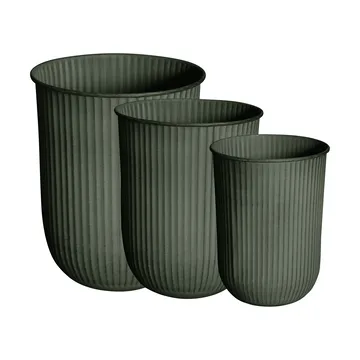 Out stripe Blumentopf 3er Pack - Green - DBKD