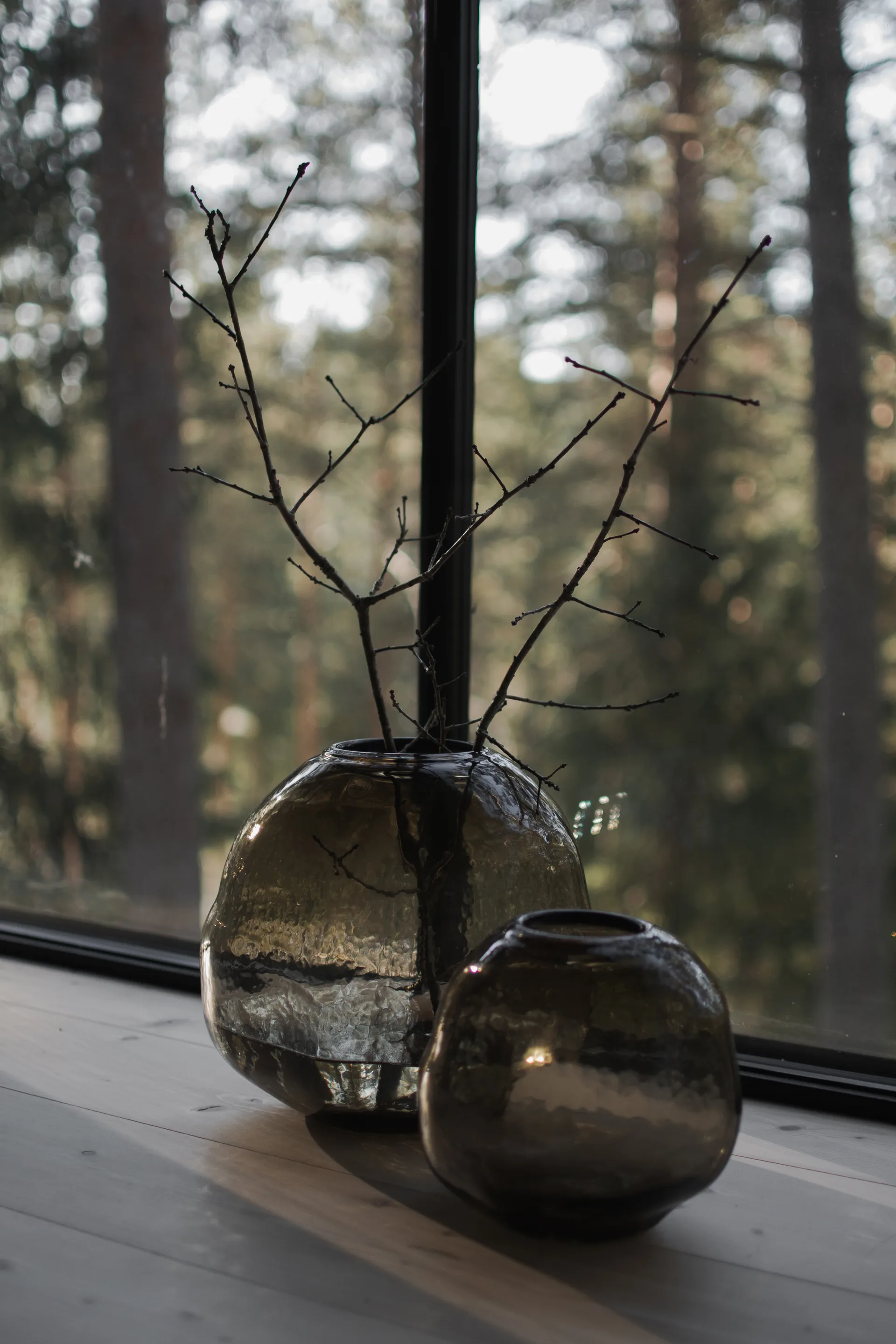 Pebble Vase, Braun, groß Ø28 cm DBKD
