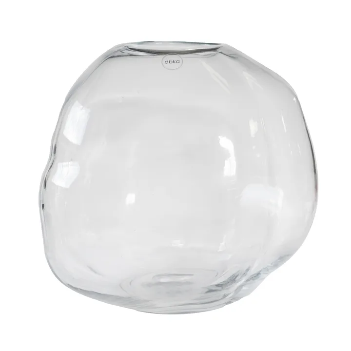 Pebble Vase - Transparent, groß Ø28 cm - DBKD