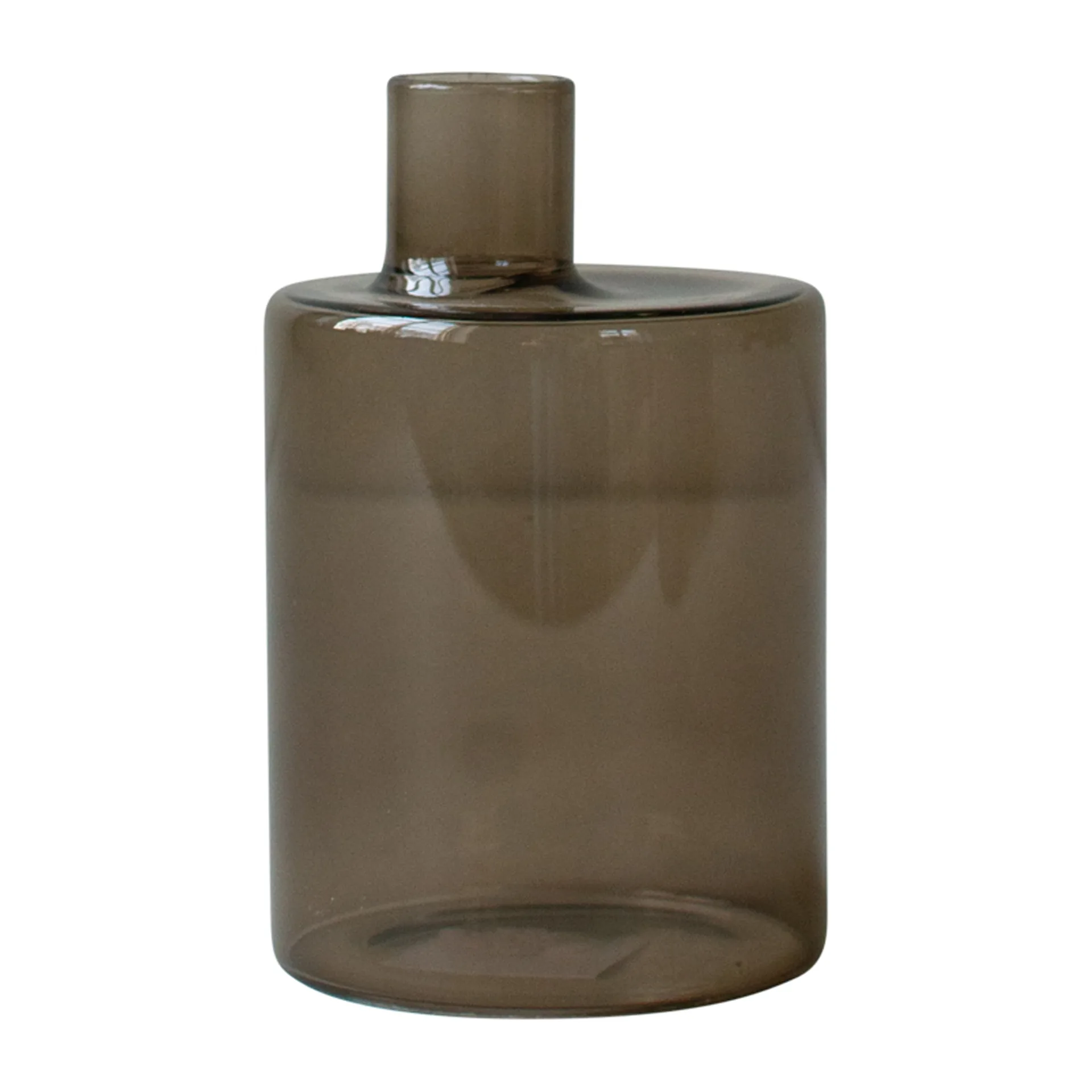 Pipe Glasvase brown, Small DBKD