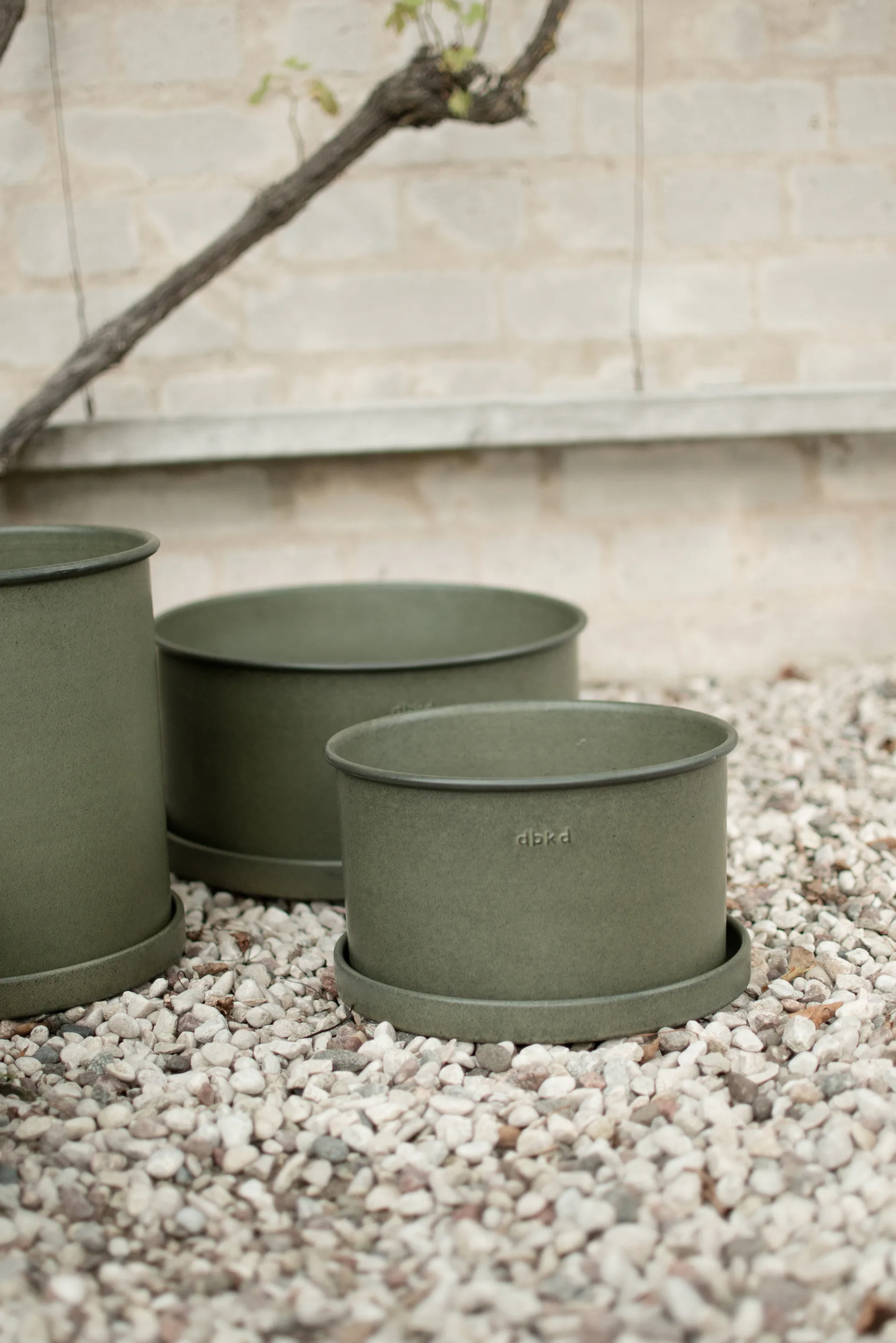 Plant bowl Blumentopf 2er Pack, Green DBKD