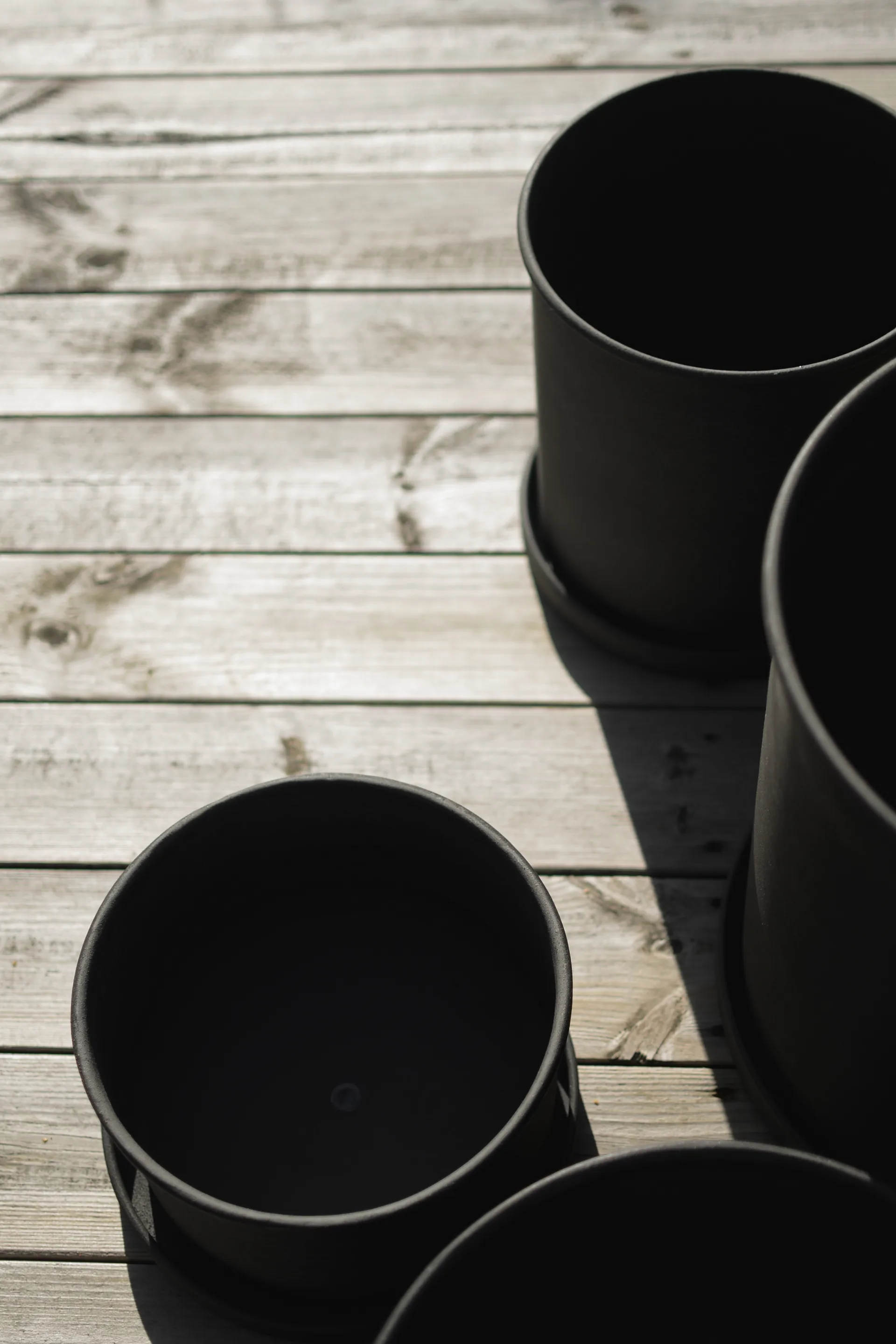 Plant pot Blumentopf large 2er Pack, Black DBKD