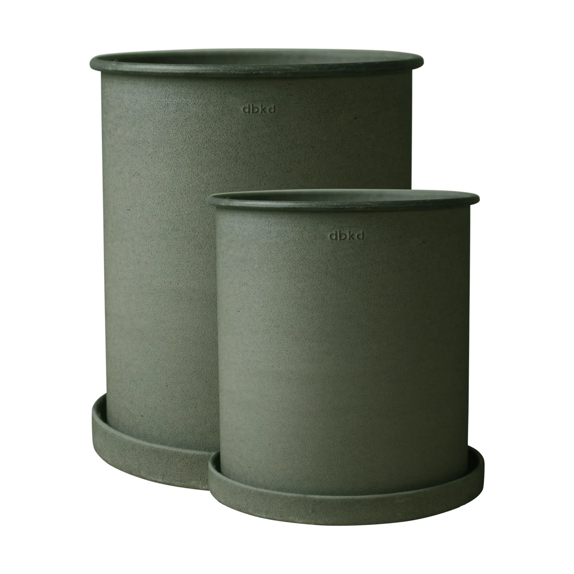 Plant pot Blumentopf large 2er Pack, Green DBKD