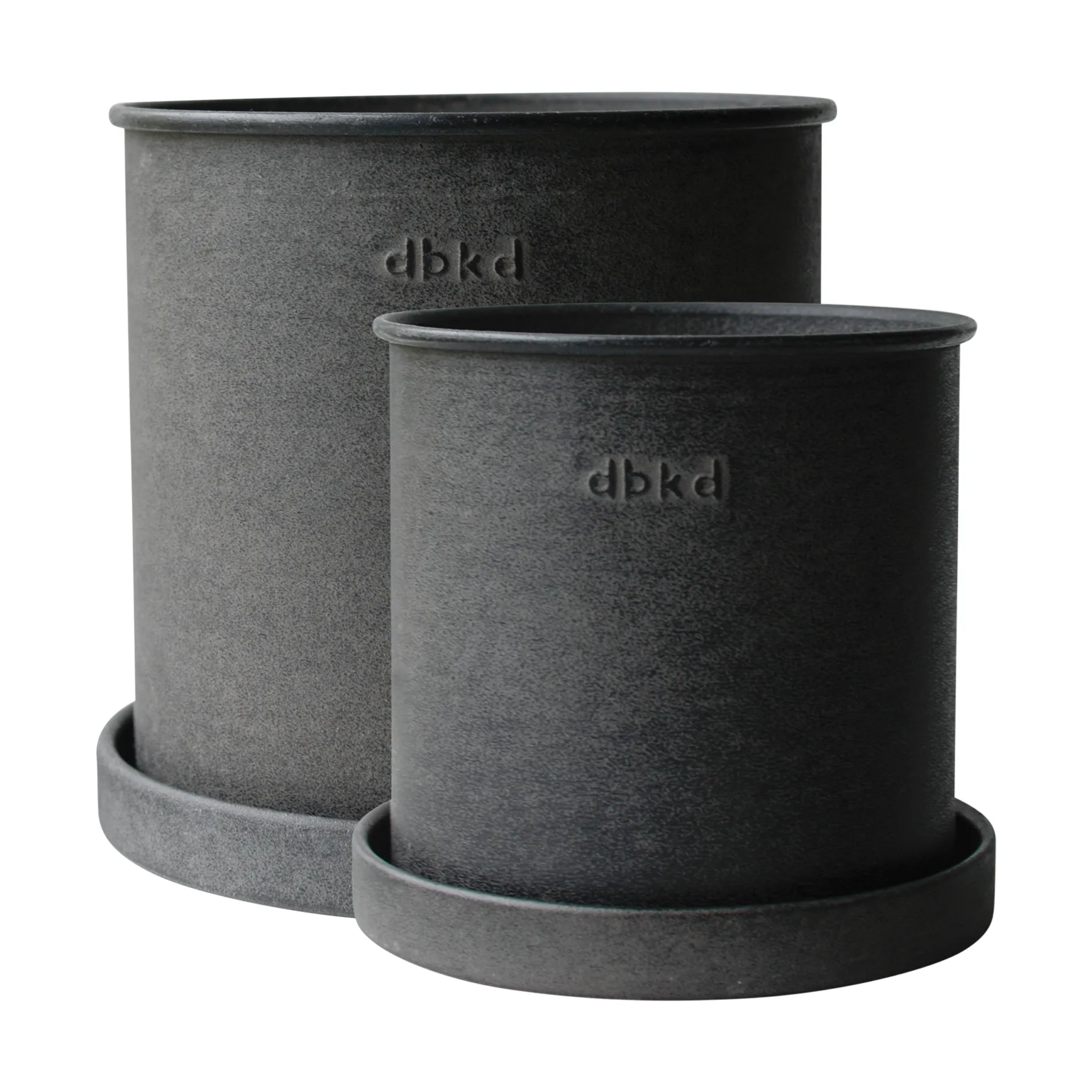 Plant pot Blumentopf small 2er Pack, Black DBKD