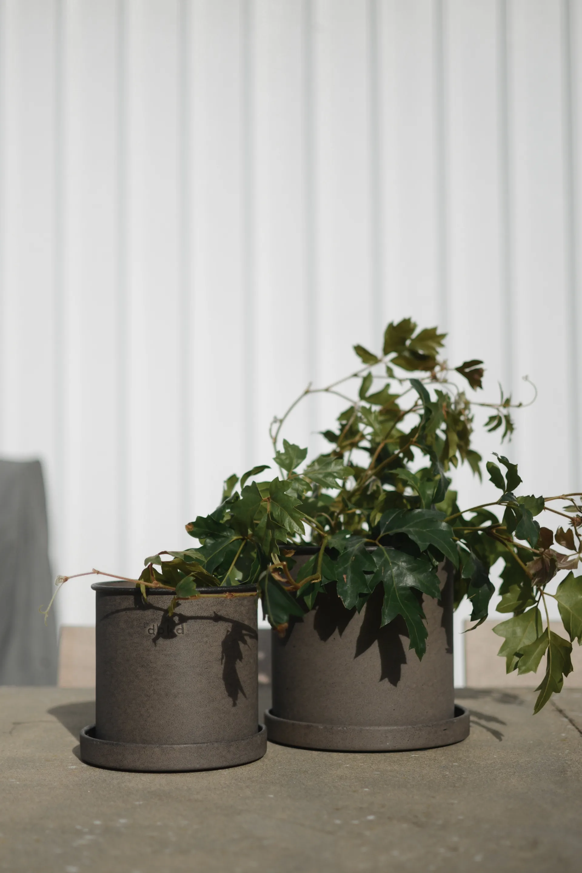 Plant pot Blumentopf small 2er Pack, Brown DBKD