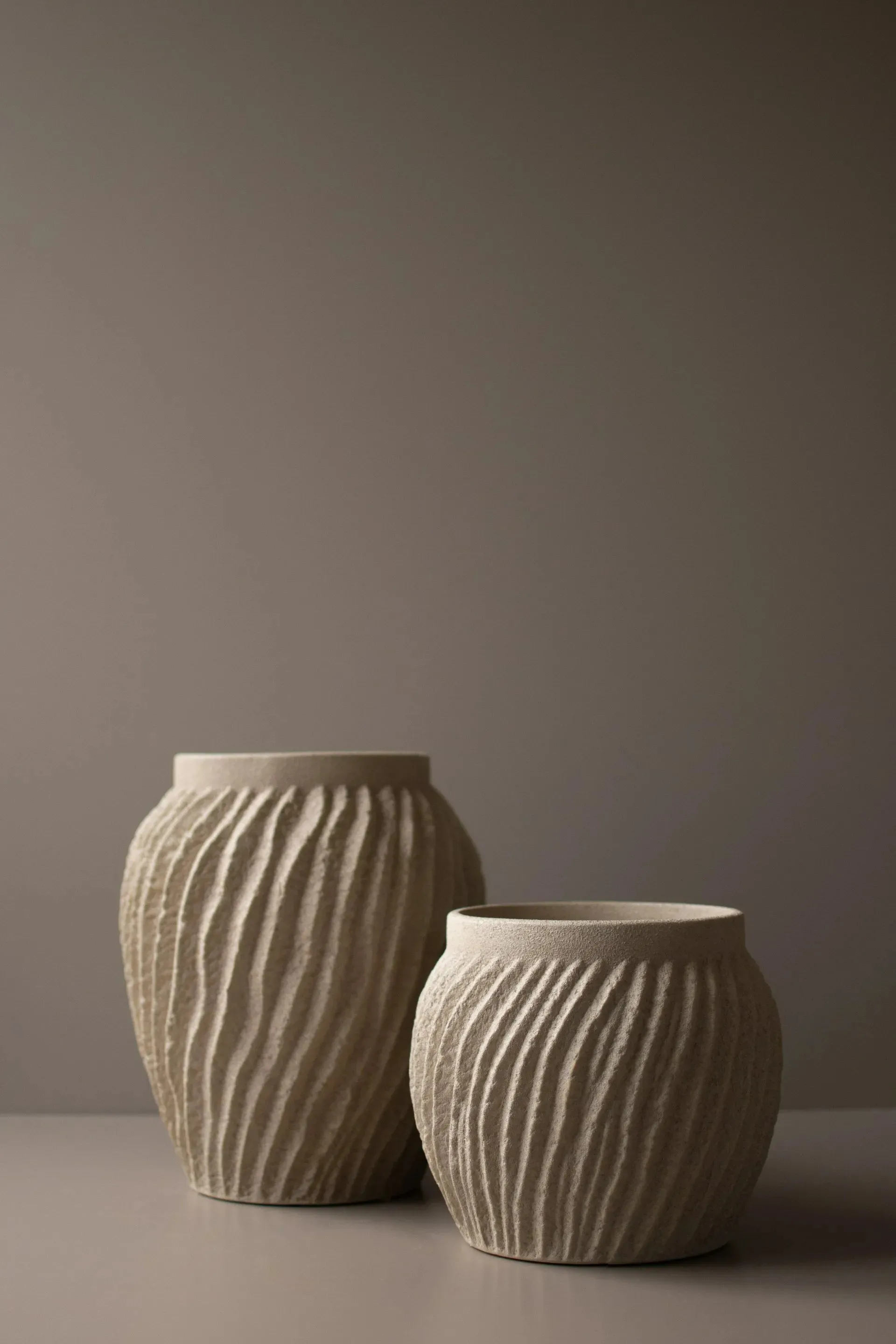 Raw Vase 29cm, Sandy mole DBKD