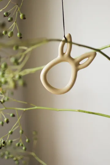 Sprinkle rabbit Osteranhänger 8 cm - Shiny yellow - DBKD