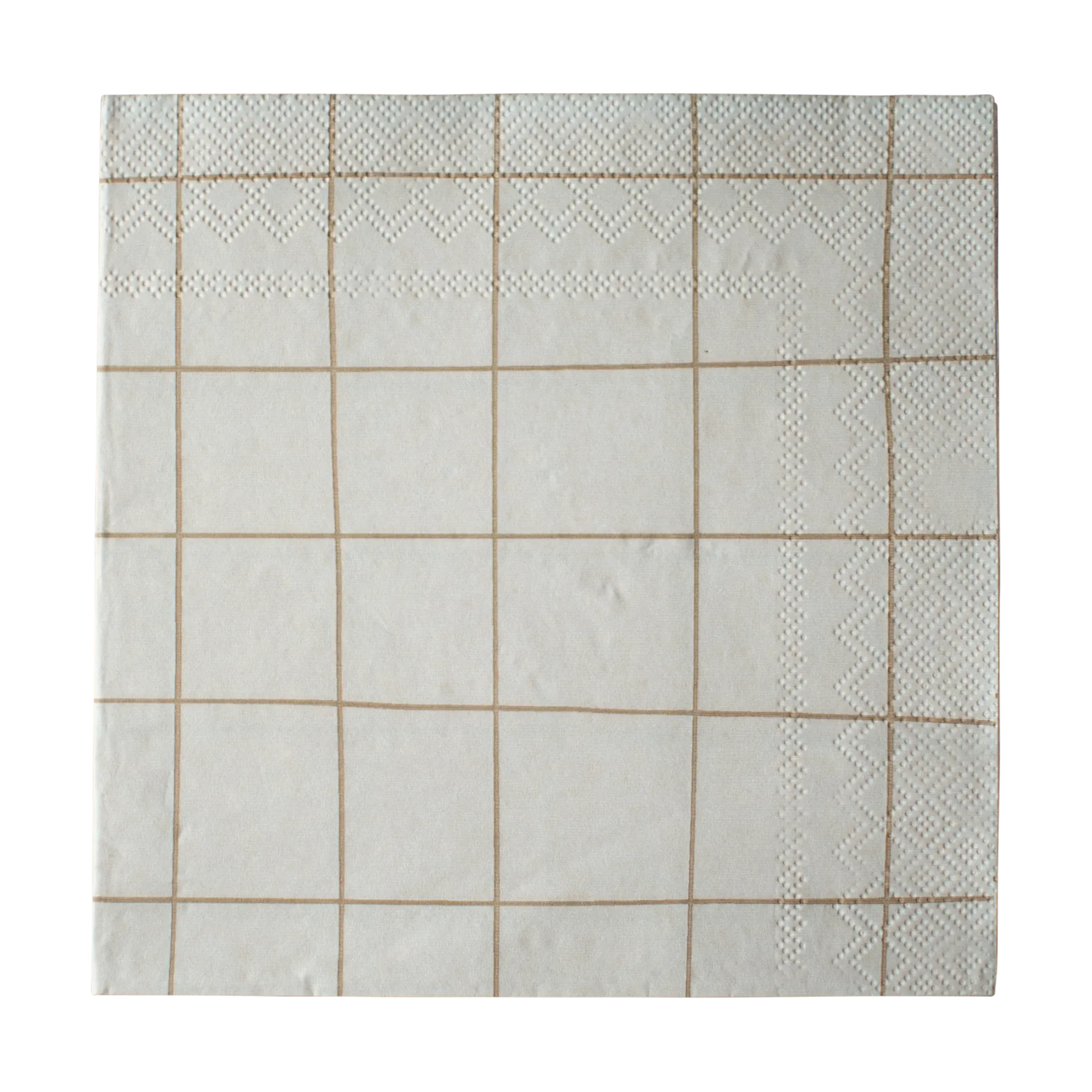 Square Papierserviette 33x33 cm 20er Pack, Creme DBKD