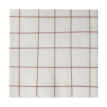 Square Papierserviette 33x33 cm 20er Pack - Dark red - DBKD