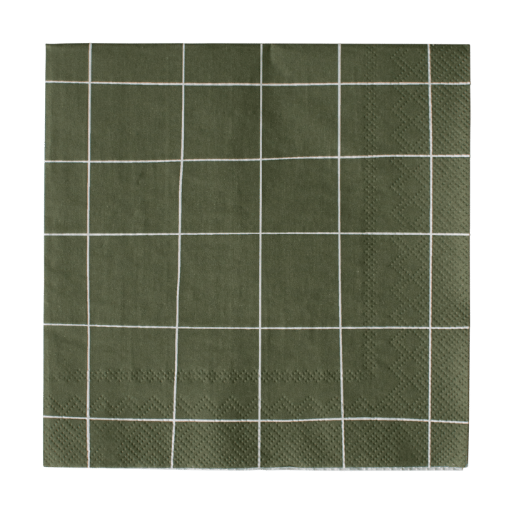 Square Papierserviette 33x33 cm 20er Pack - Green - DBKD