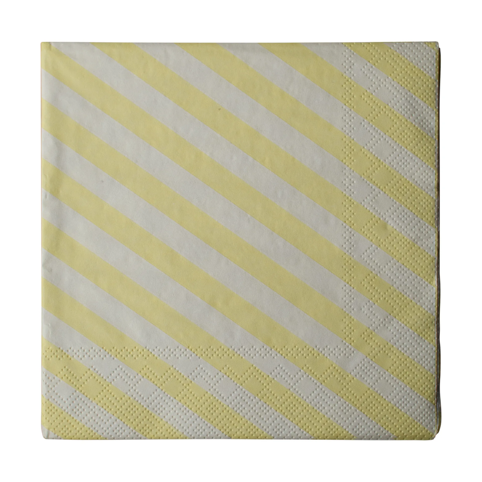 Stripe Papierserviette 33x33 cm 20er Pack, Creme DBKD
