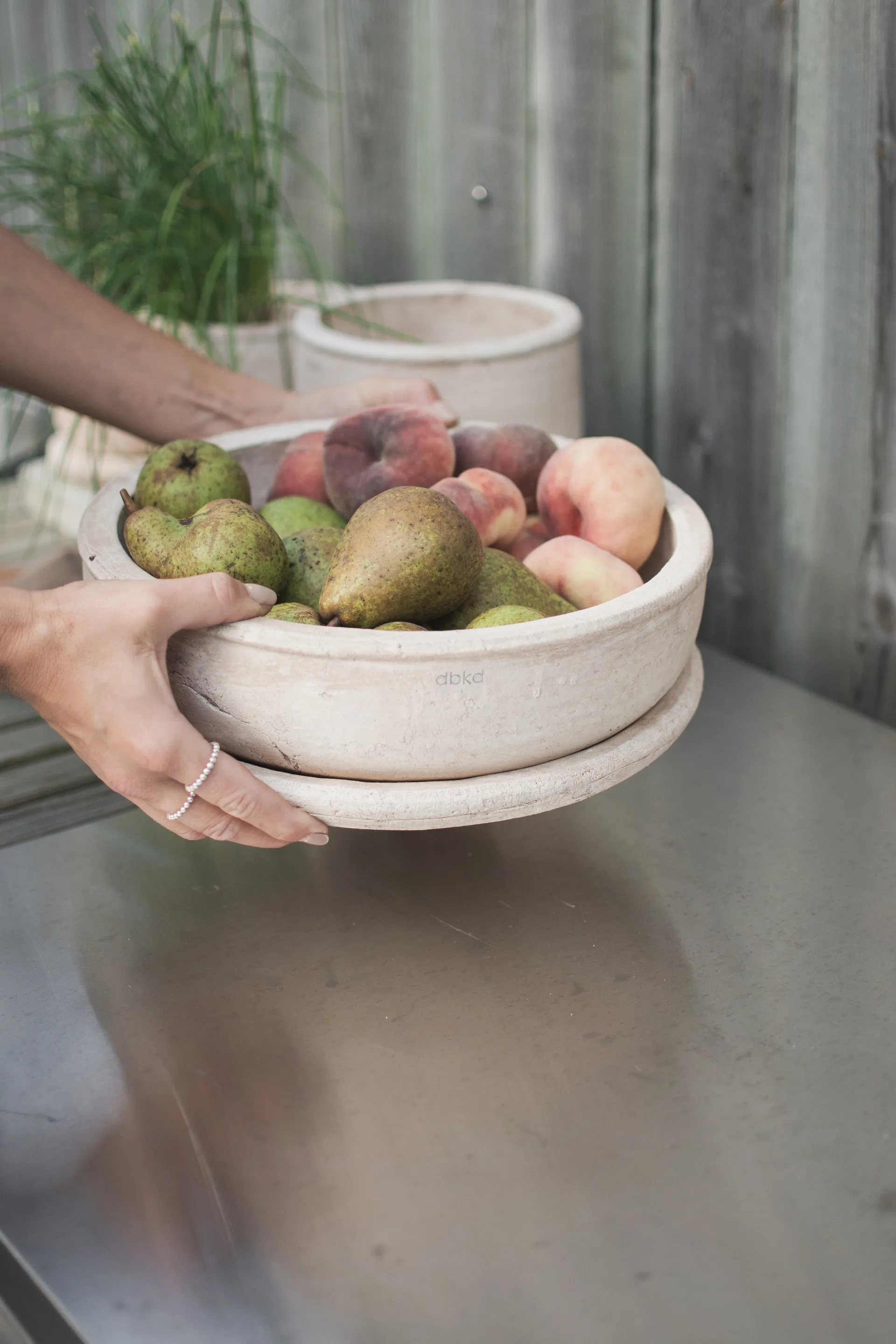 Terra bowl Blumentopf, Sand, Ø30x10,5 cm DBKD