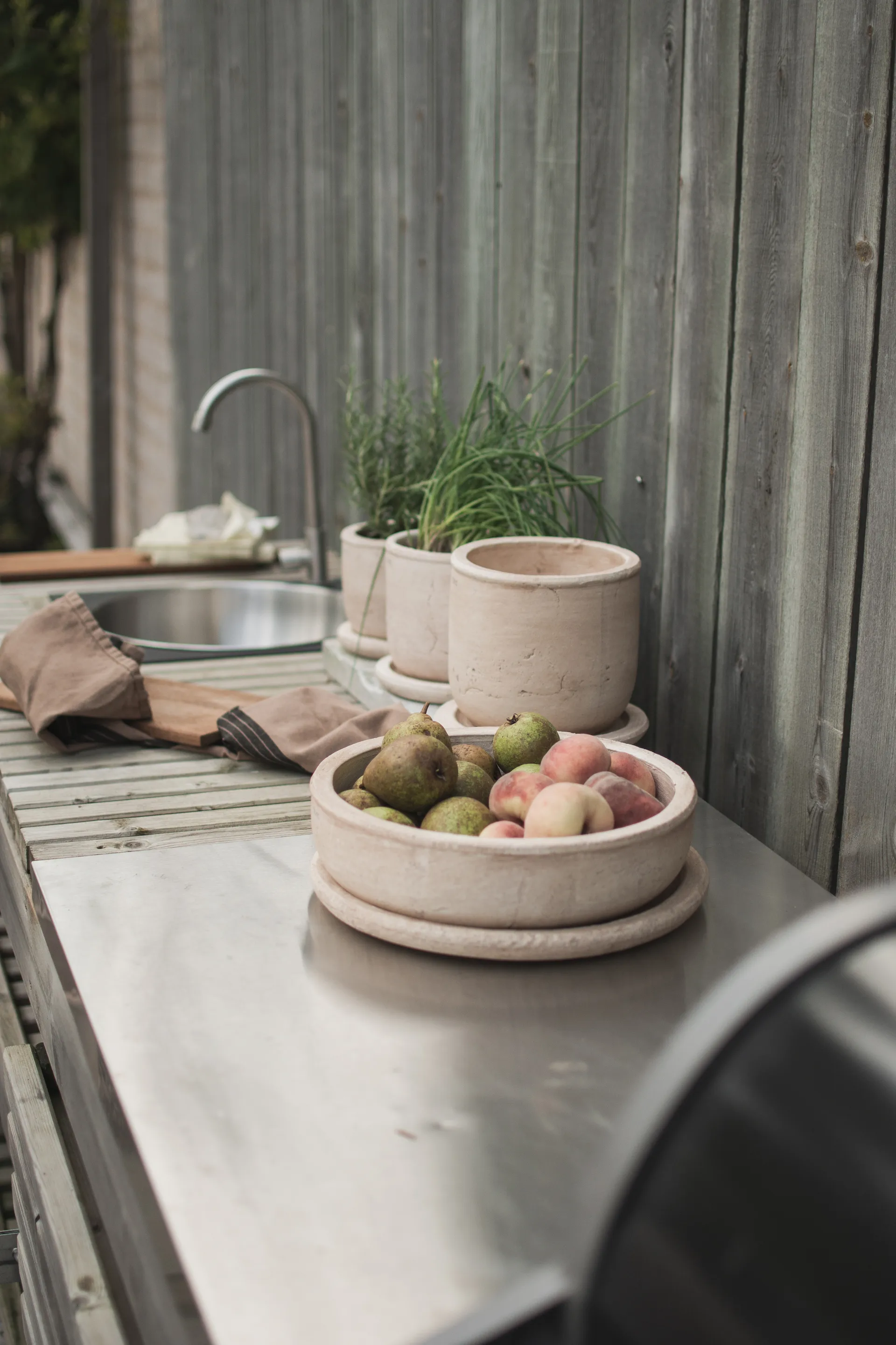 Terra bowl Blumentopf, Sand, Ø30x10,5 cm DBKD