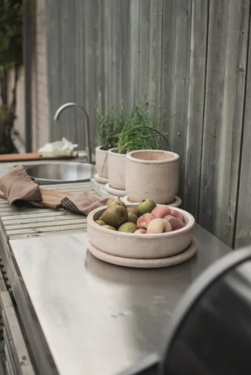 Terra bowl Blumentopf - Sand, Ø30x10,5 cm - DBKD