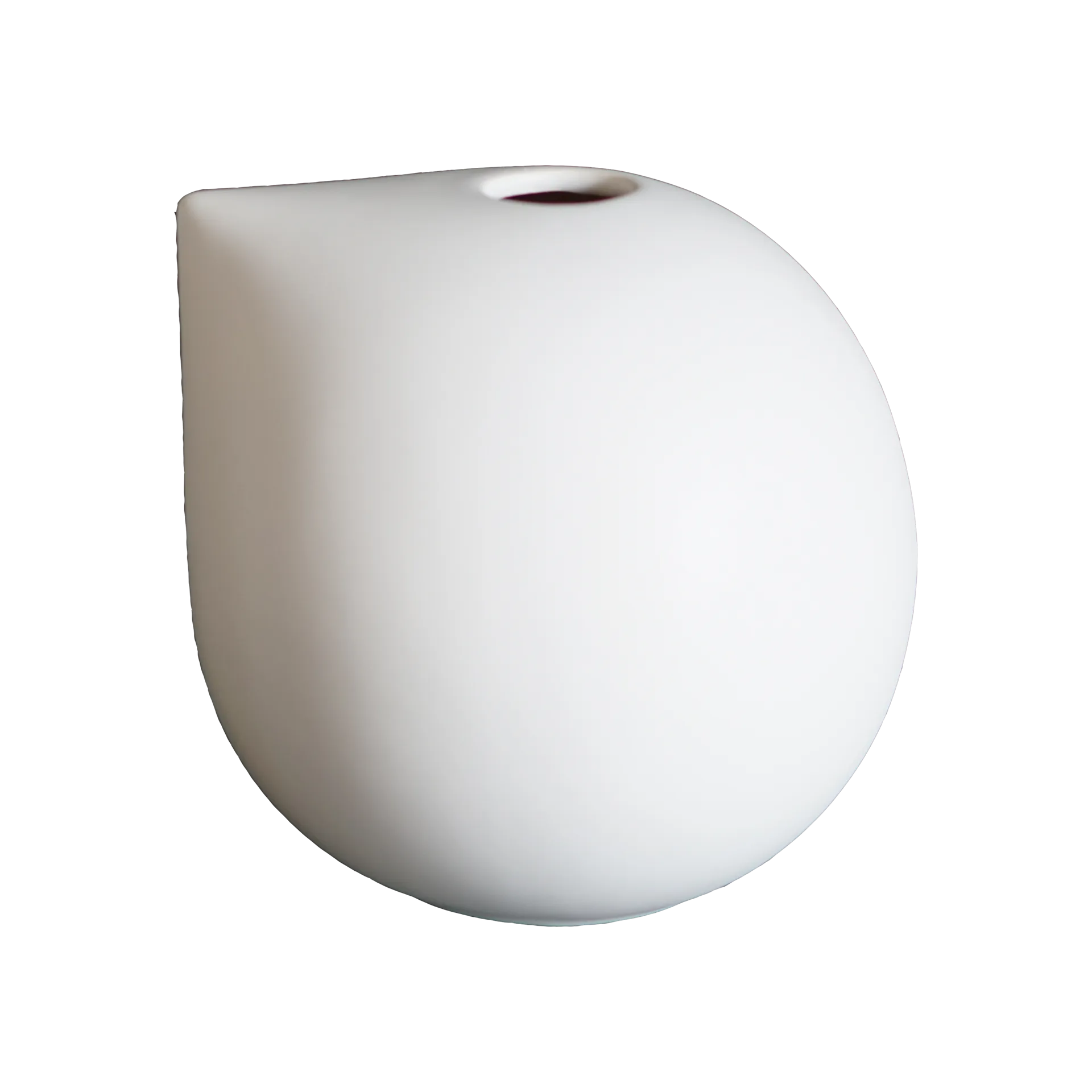 Vase Nib H15 cm, Weiß DBKD