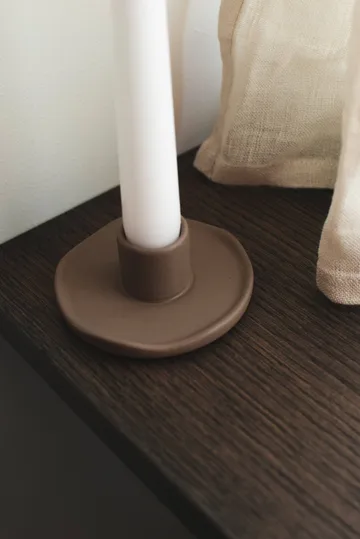 Wave Kerzenhalter - Brown - DBKD