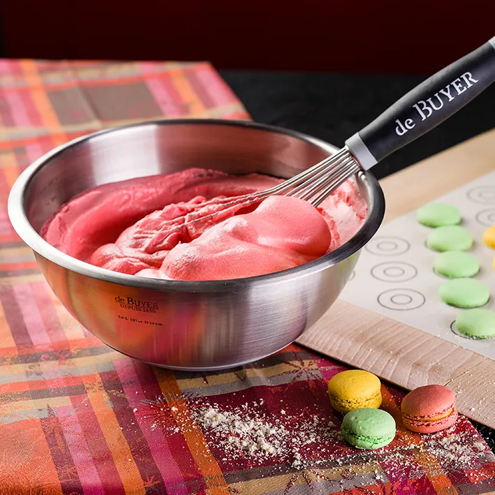 De Buyer Rührschüssel mit Silikonboden, 2,1 l De Buyer