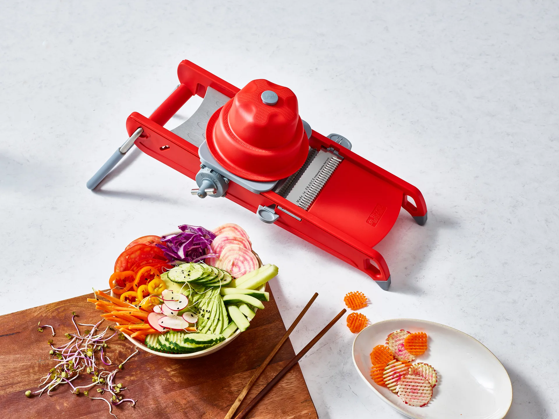 De Buyer Swing Plus Mandoline, Rot De Buyer