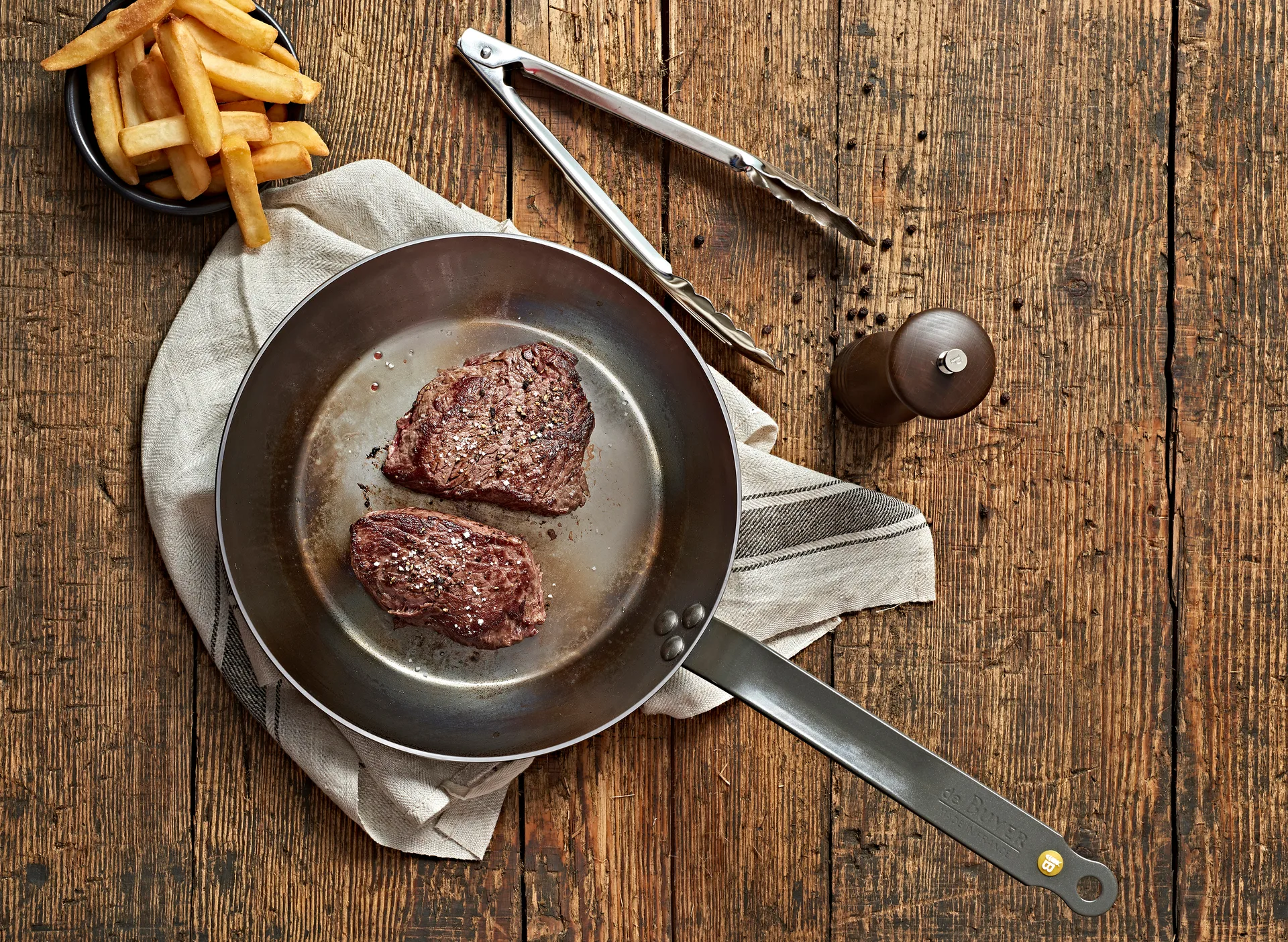 Mineral B Pfanne, 28cm De Buyer