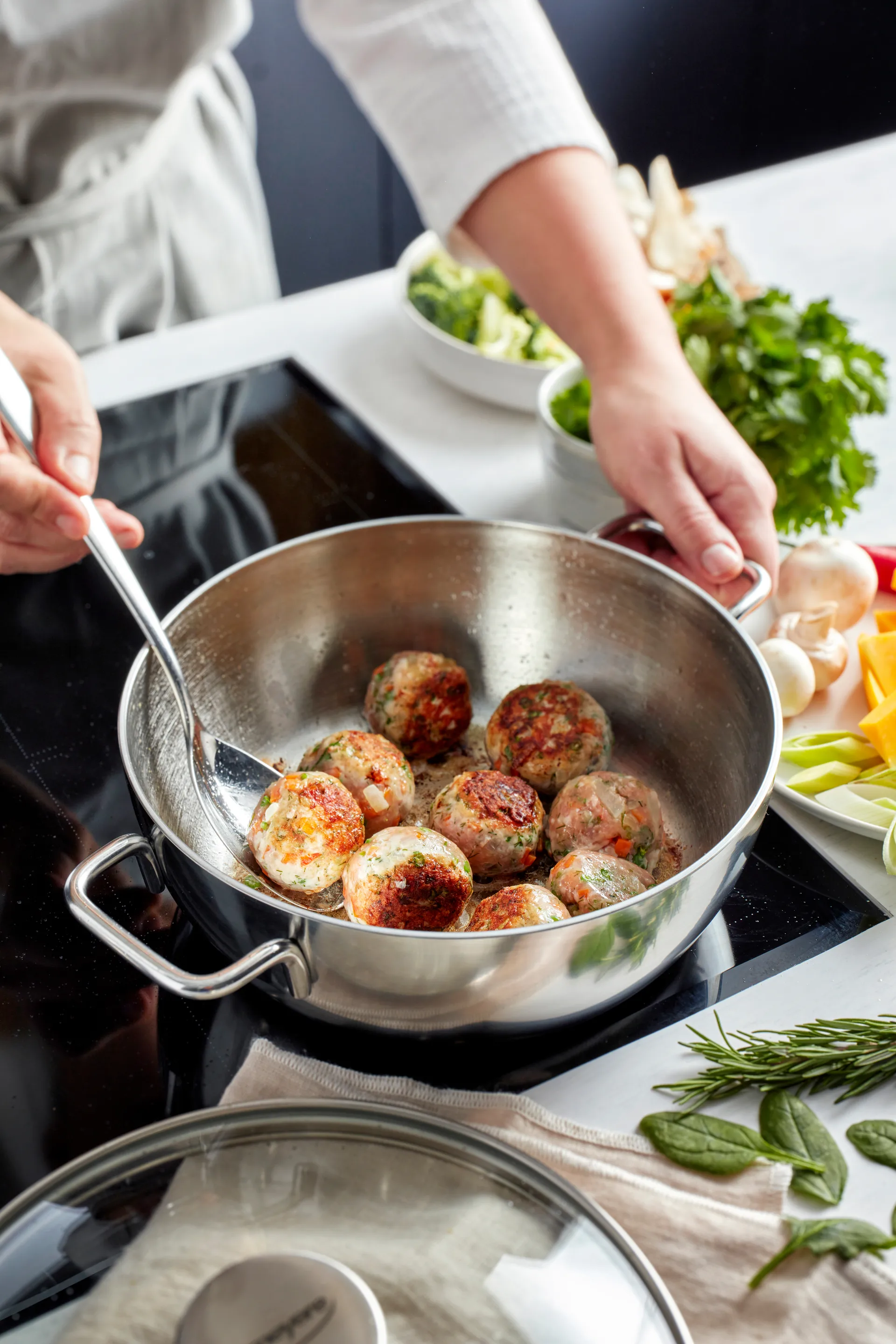 Demeyere Apollo 7 Bratpfanne Edelstahl, 3,3 L Demeyere