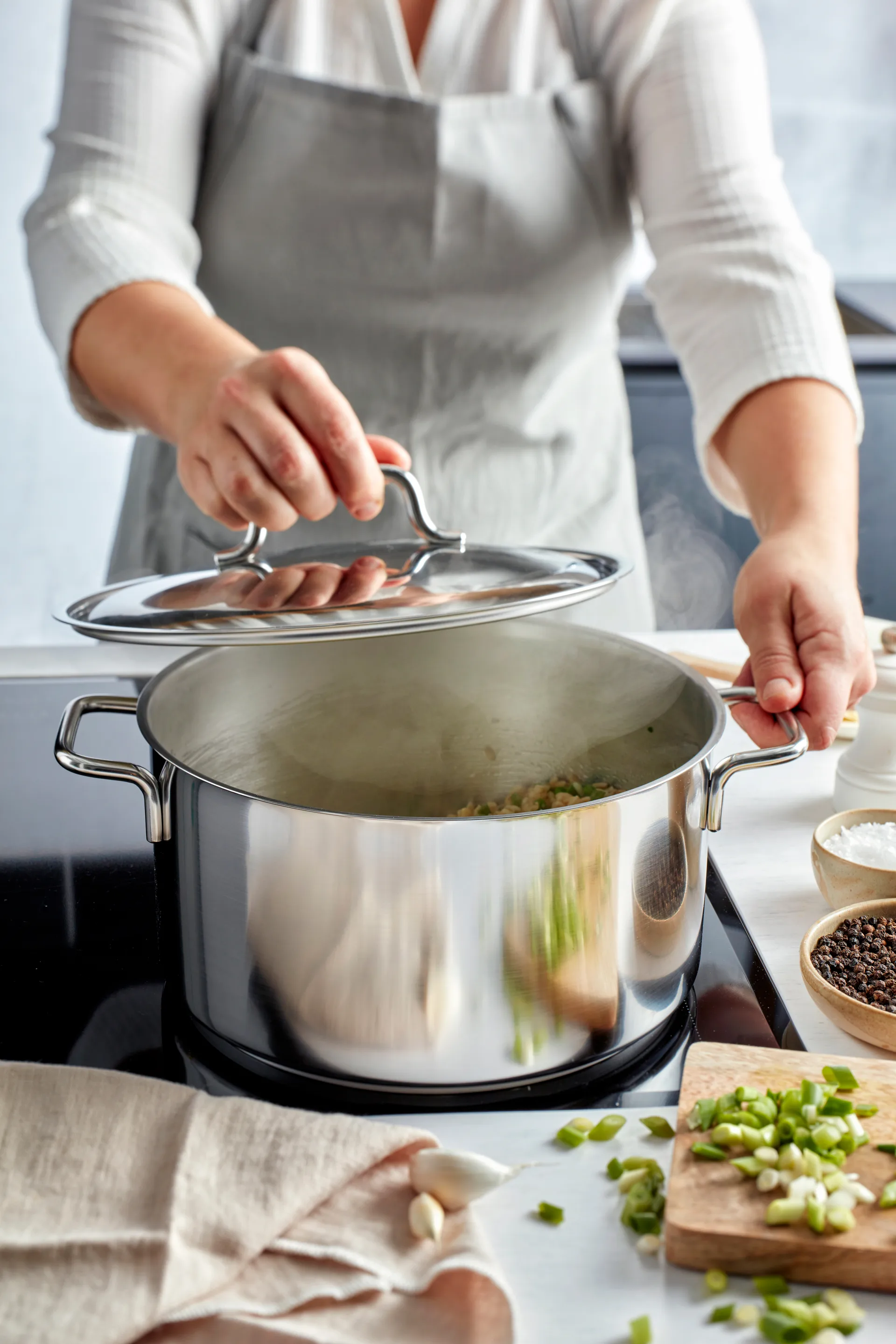 Demeyere Apollo 7 Kochtopf niedrig Edelstahl, 1,5 L Demeyere