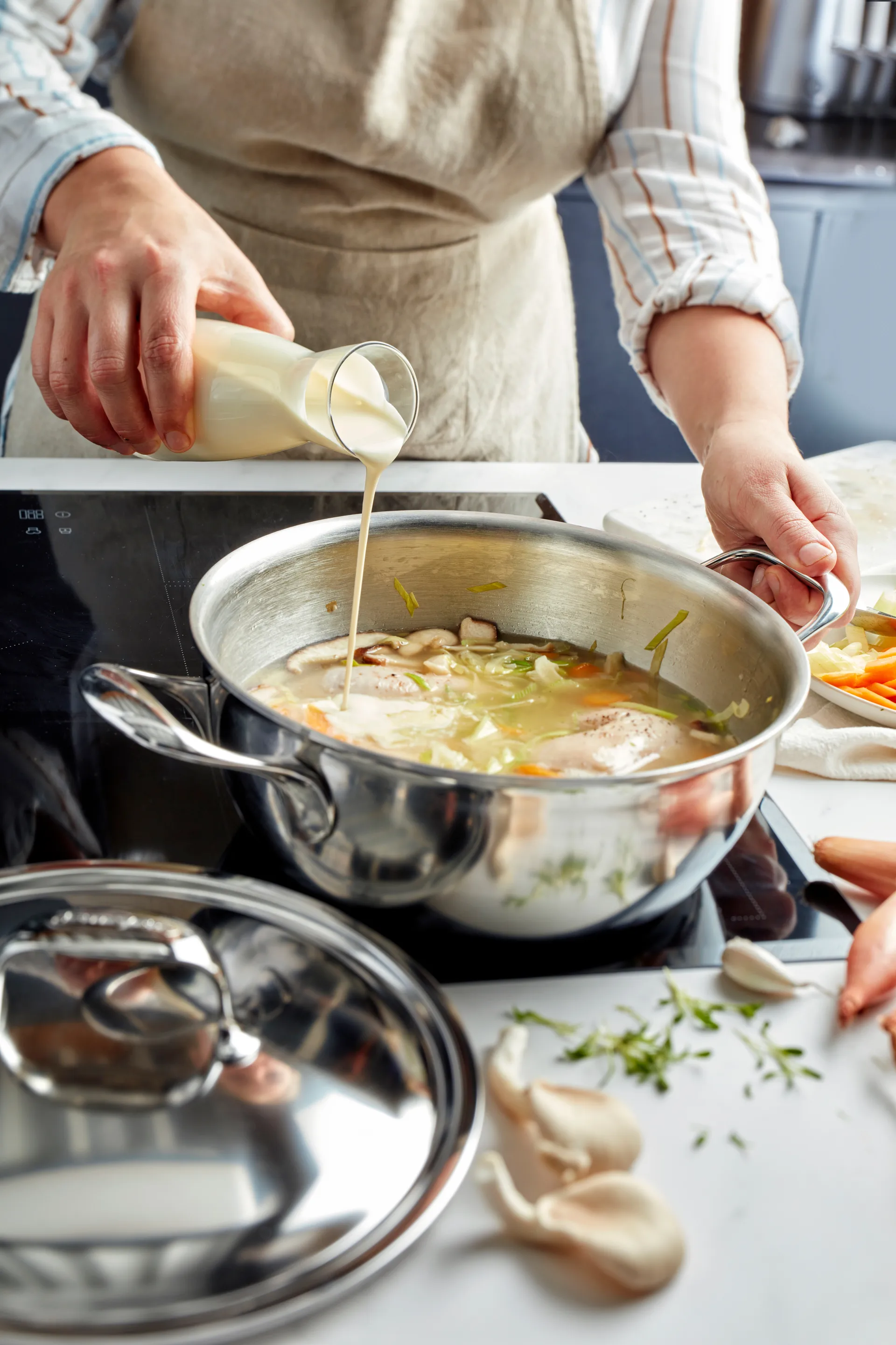 Demeyere Atlantis 7 Bratpfanne Edelstahl, 4,8 L Demeyere