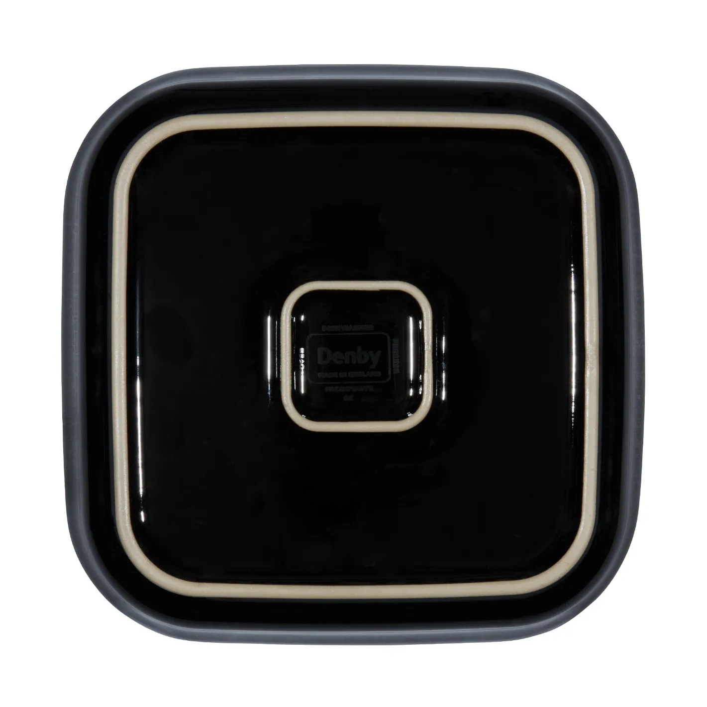 Halo Auflaufform, Schwarz-blau, quadratisch Denby