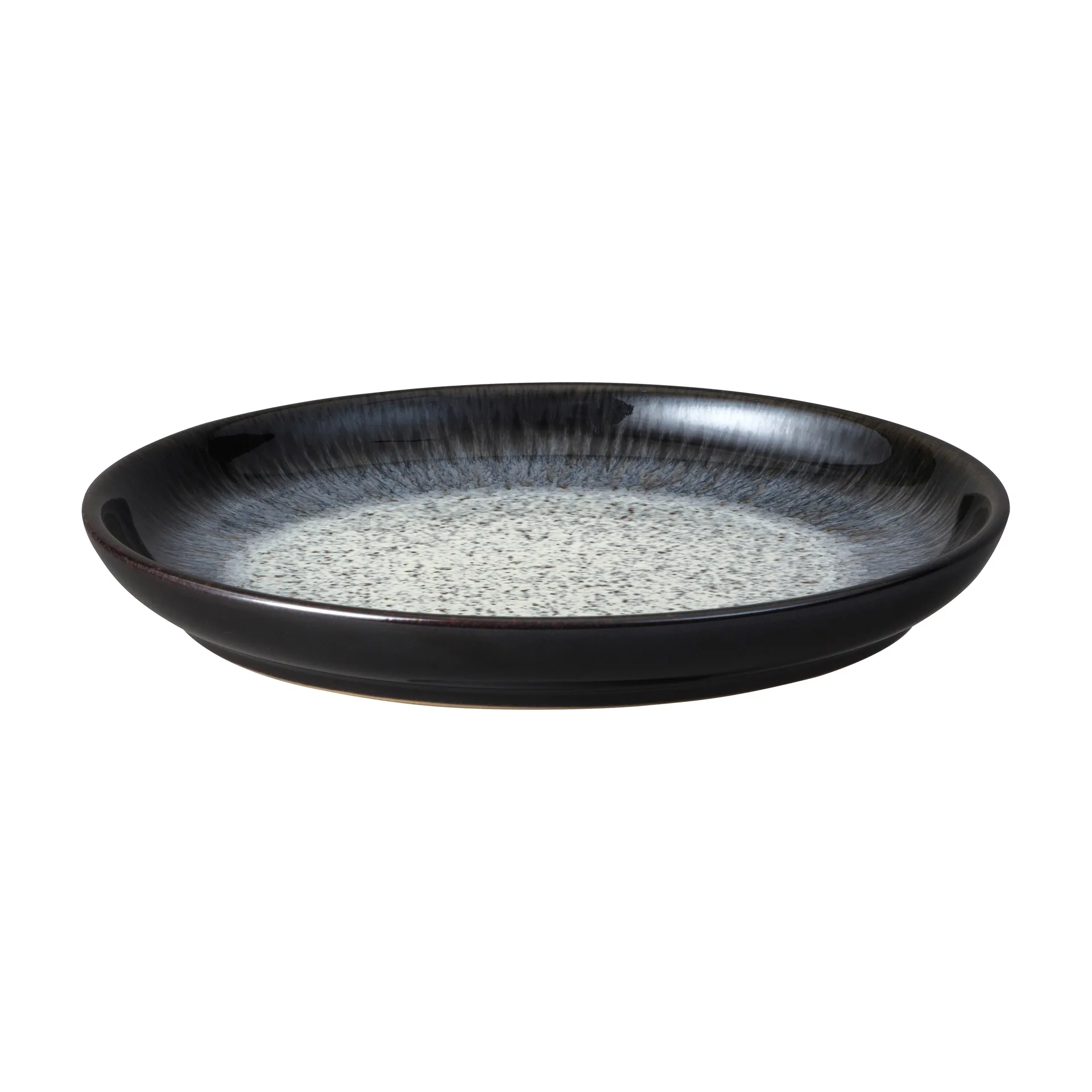 Halo Coupe kleiner Teller 17cm, Blau-grau-schwarz Denby