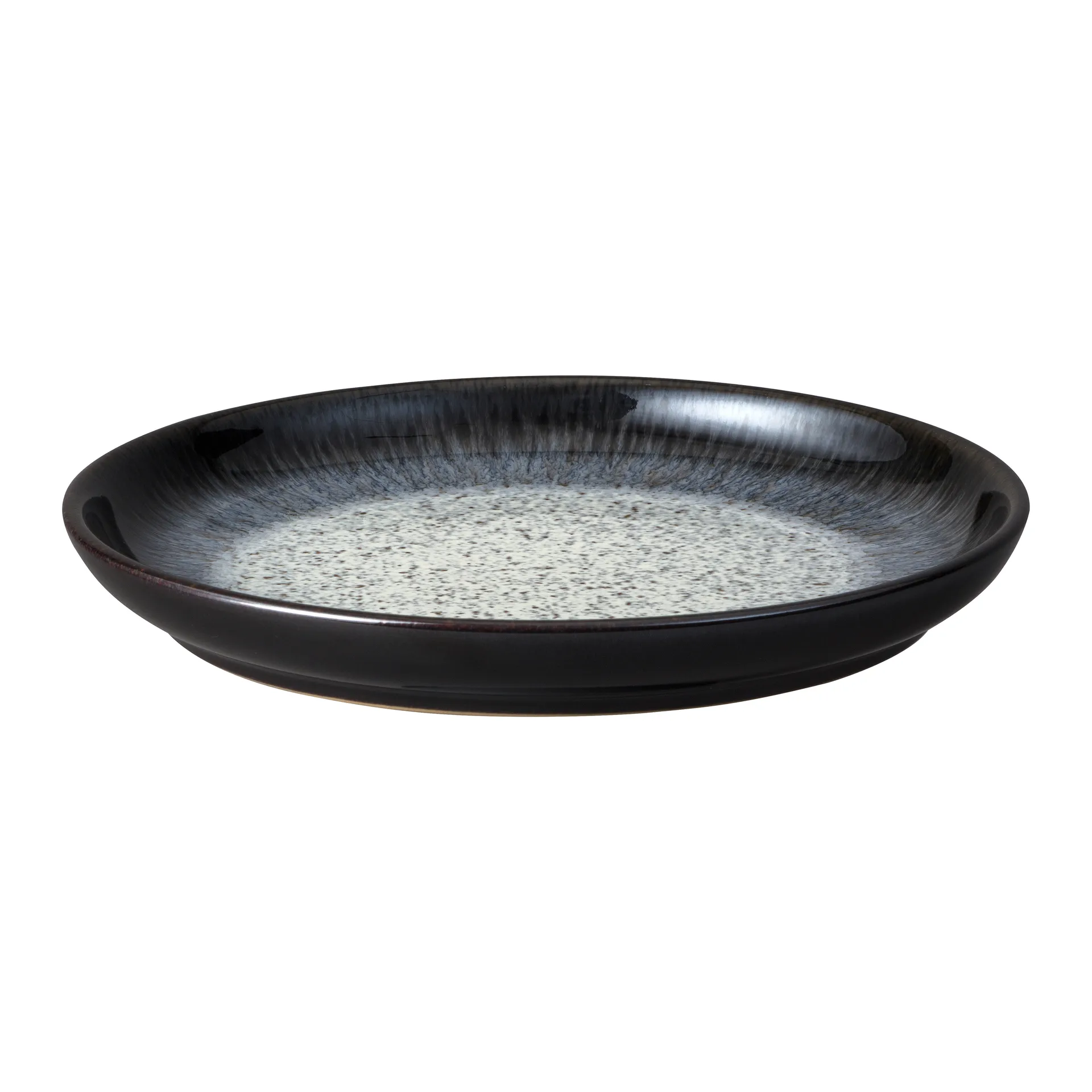 Halo Coupe kleiner Teller 21cm, Blau-grau-schwarz Denby