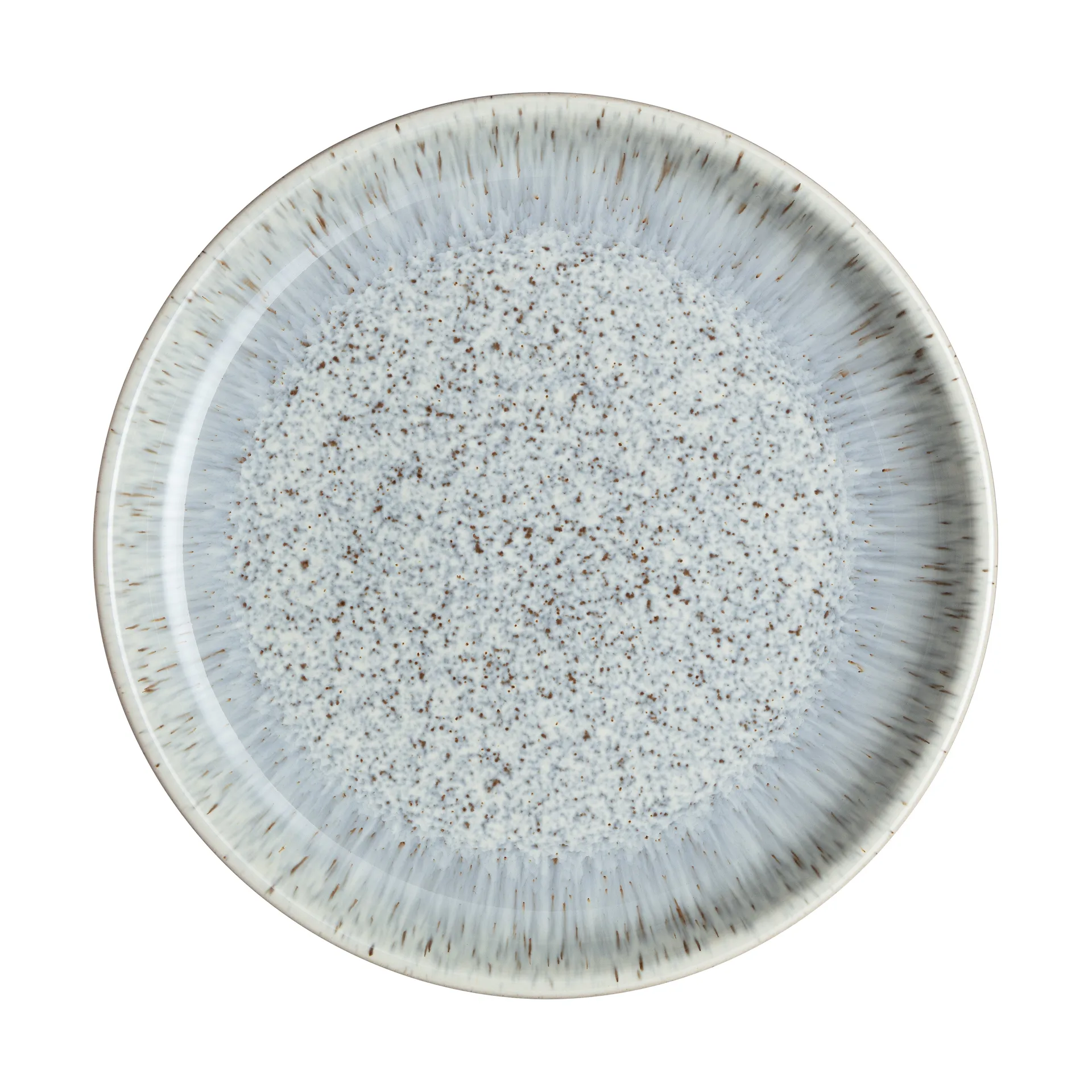 Halo Speckle coupe Teller 21cm, Grau-braun Denby