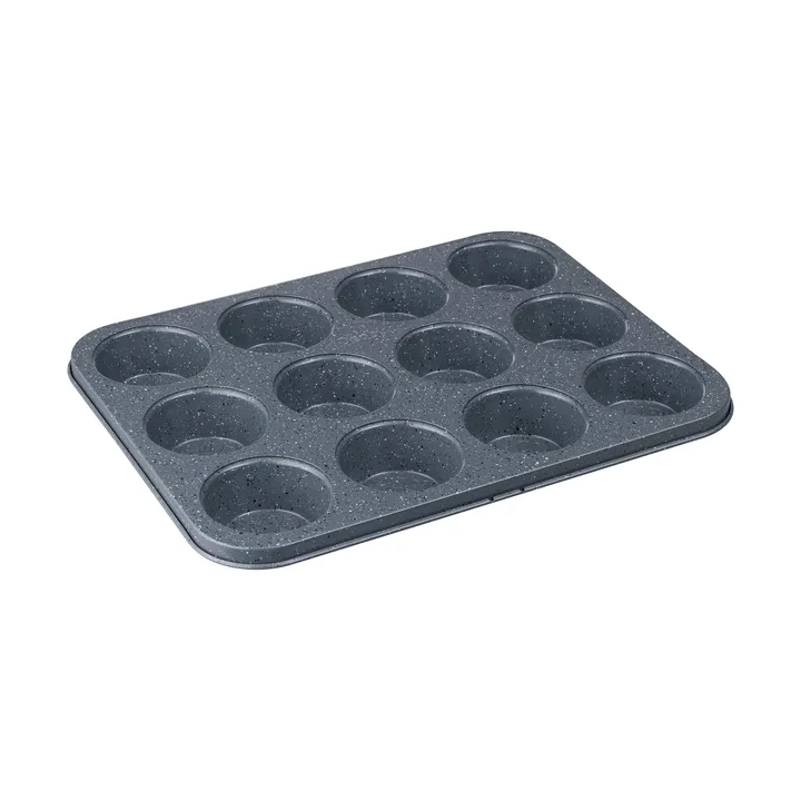 Quantanium Finish Muffinsform - Grau, 12-teilig - Denby