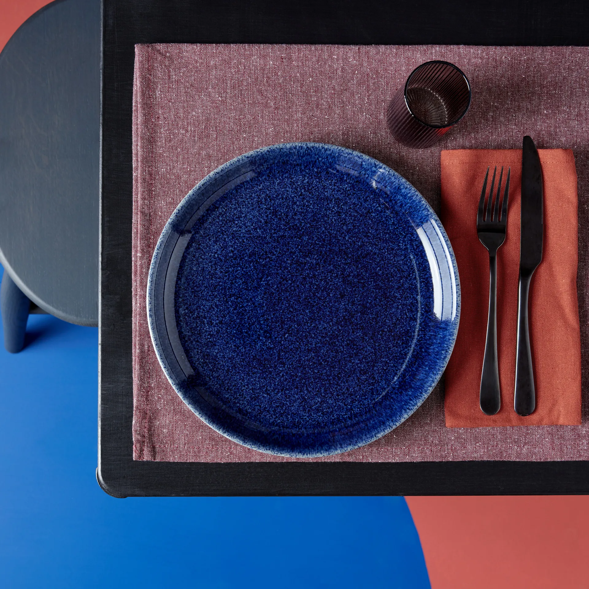 Studio Blue coupe Teller 26cm, Cobalt Denby