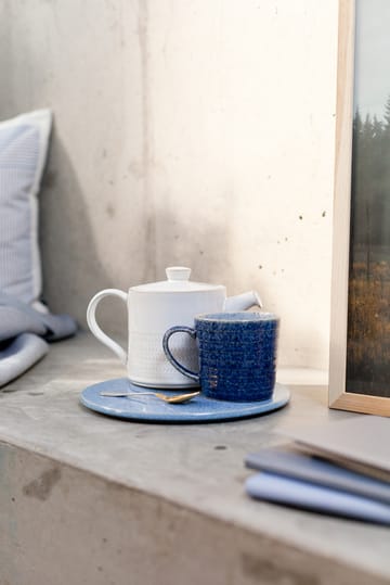 Studio Blue Tasse geriffelt 40cl - Cobalt-pebble - Denby