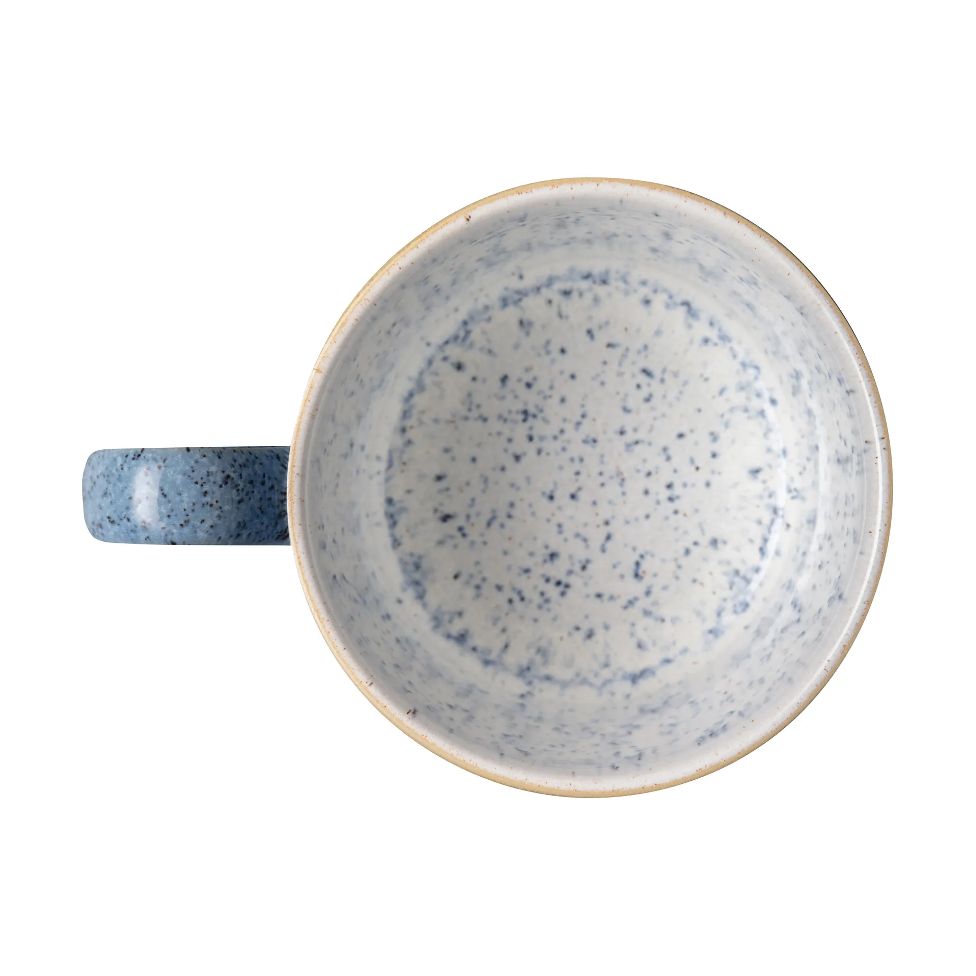 Studio Blue Tasse geriffelt 40cl, Flint-chalk Denby