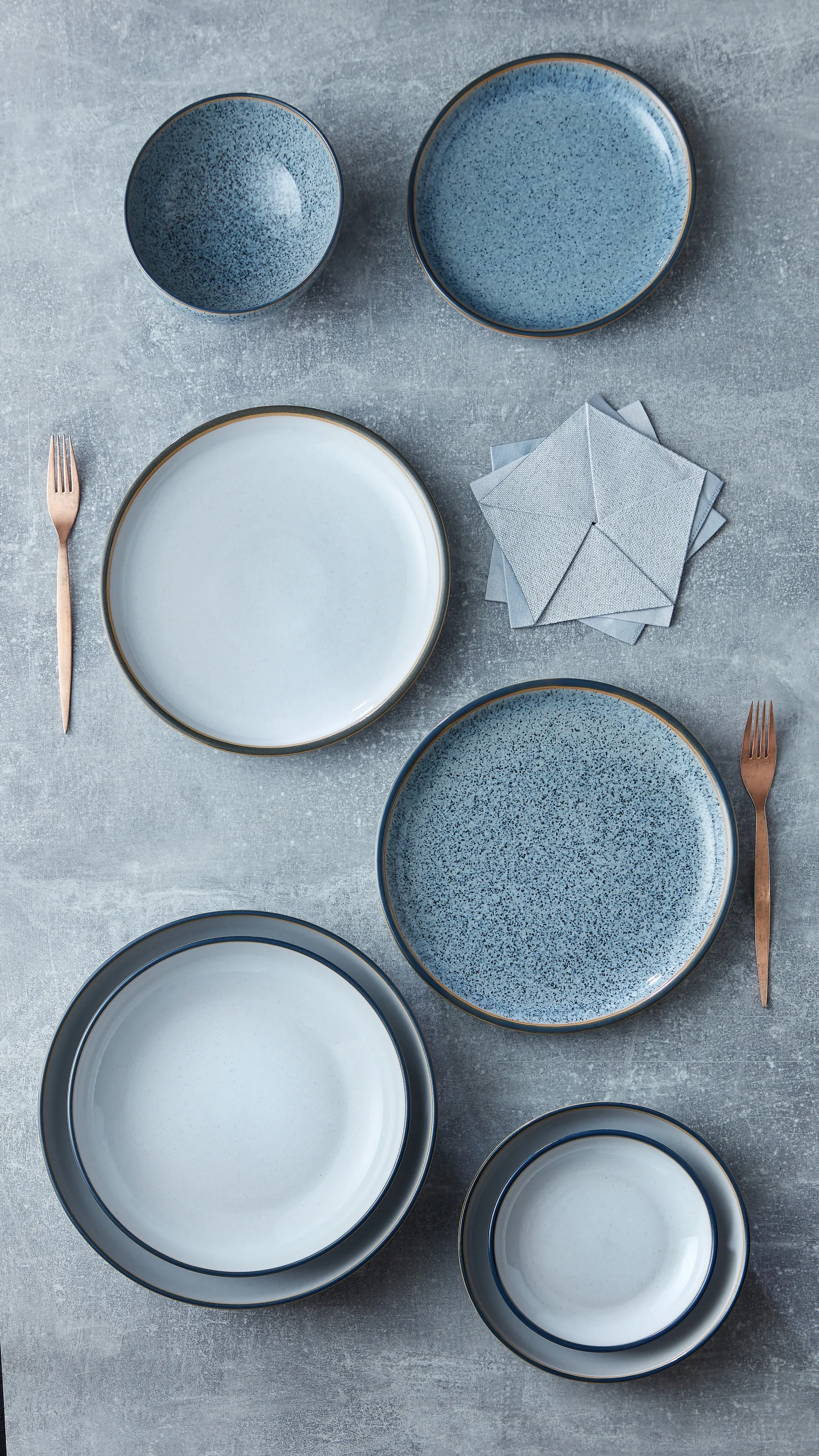 Studio Grey coupe Teller 26cm, Granite Denby