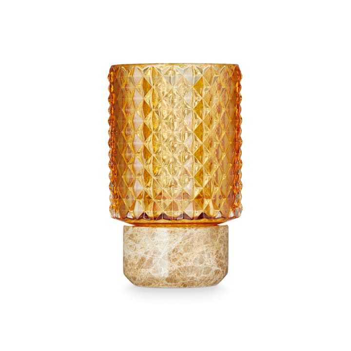 Sons of Marble Teelichthalter Ø9x15 cm - Braun-amber - Design By Us