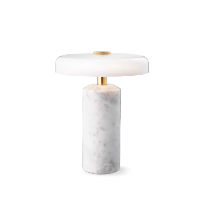 Trip Tischleuchte Ø17x21 cm Marmor, Opal glänzend Design By Us