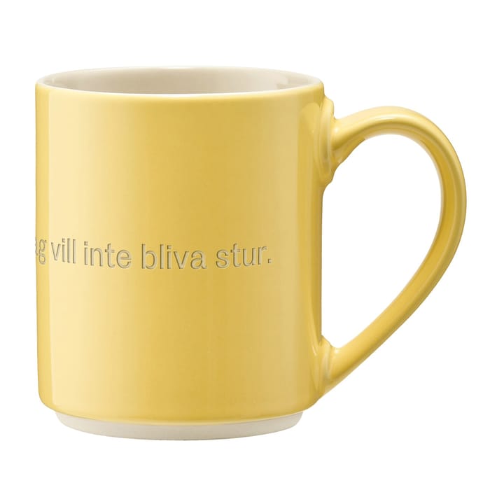 Astrid Lindgren Tasse, fina lilla krumelur, Schwedischer Text Design House Stockholm