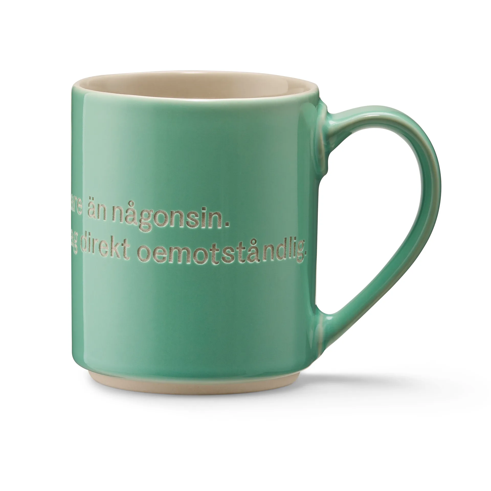 Astrid Lindgren Tasse, I am frecklier…, Grün-schwedisch Design House Stockholm