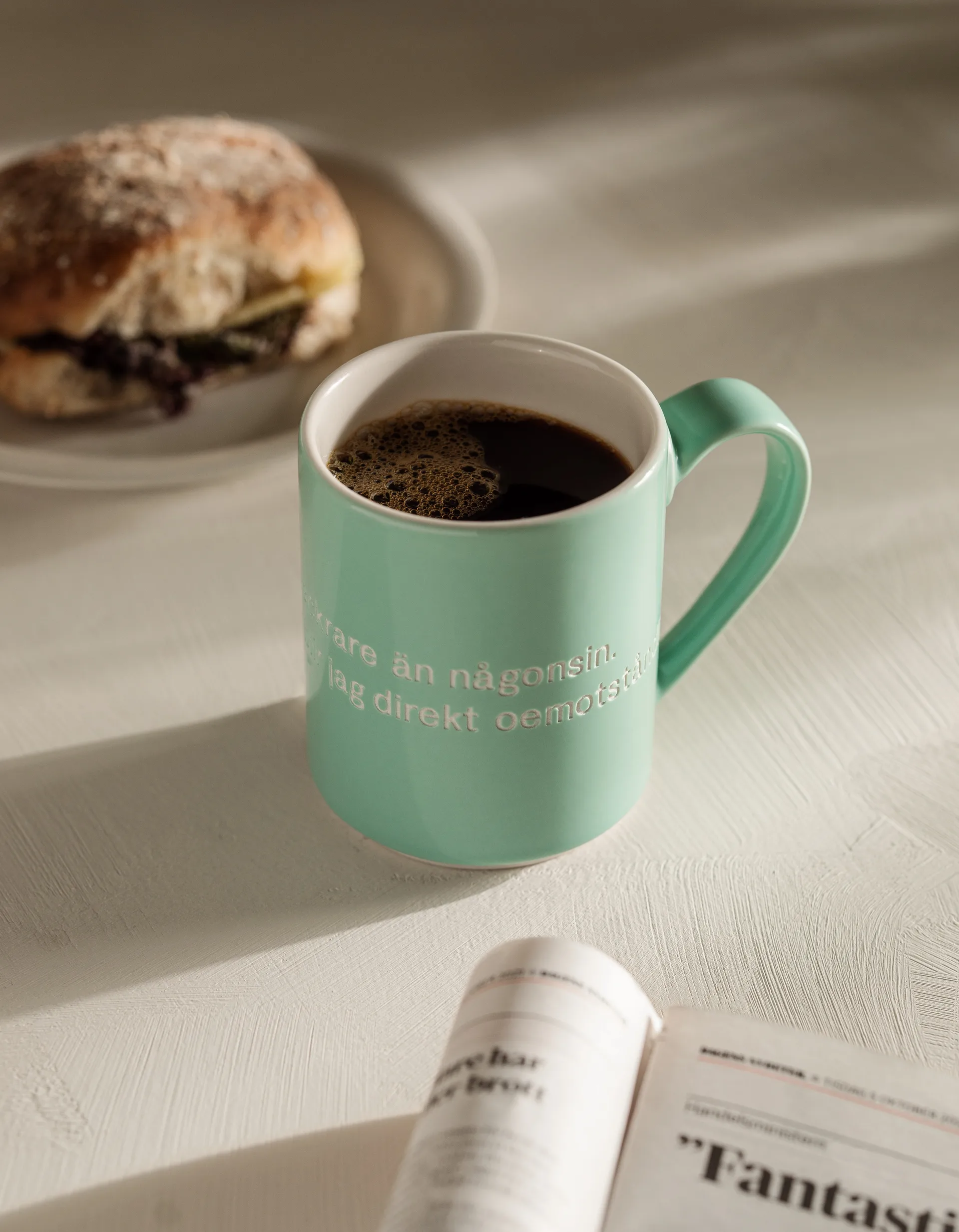 Astrid Lindgren Tasse, I am frecklier…, Grün-schwedisch Design House Stockholm