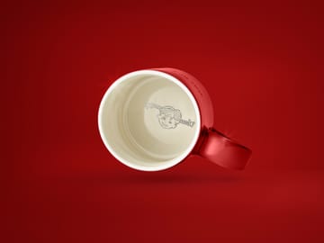 Astrid Lindgren Tasse, If you are very strong - Rot-schwedisch - Design House Stockholm