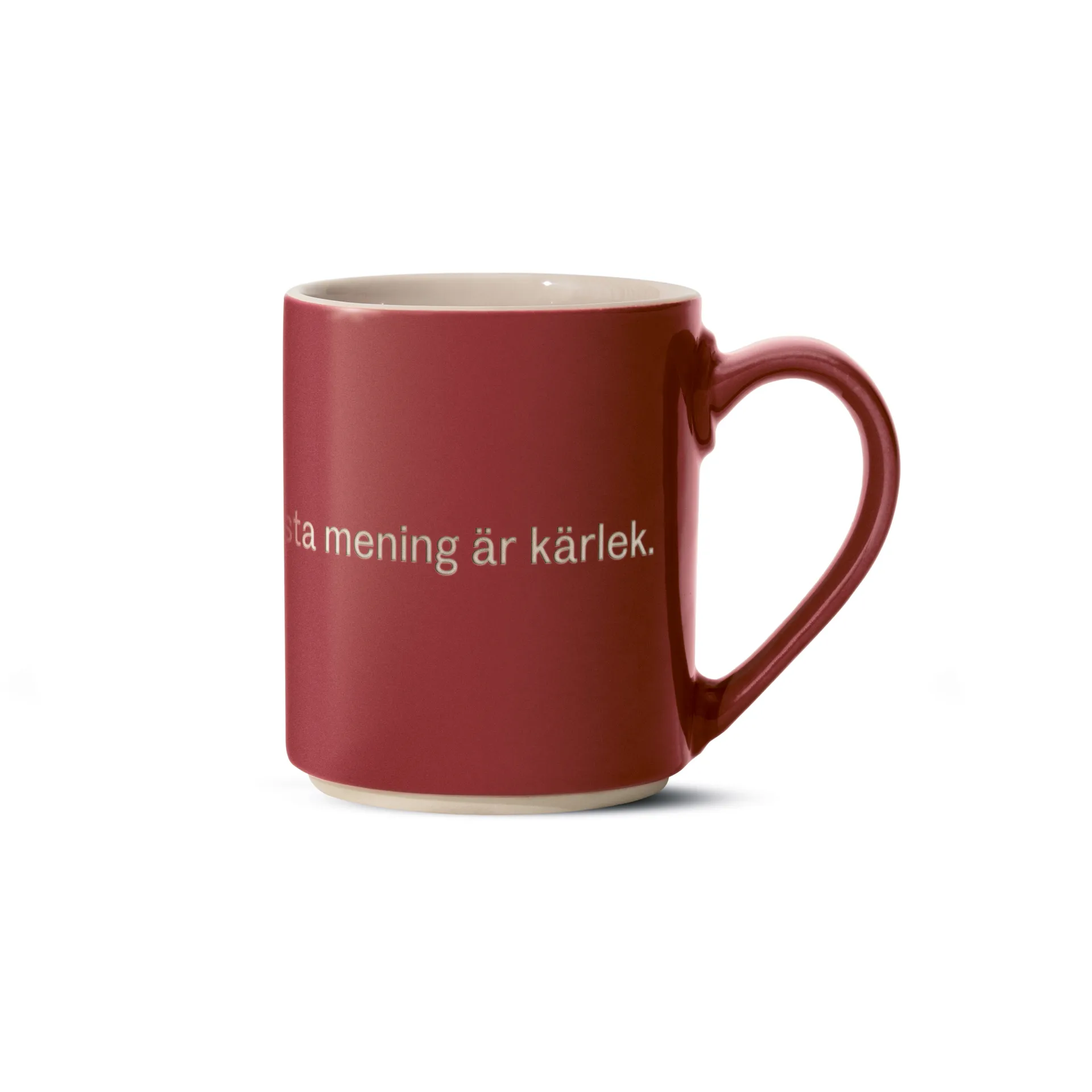 Astrid Lindgren Tasse, ja, jag tror att livets…, Schwedischer Text Design House Stockholm